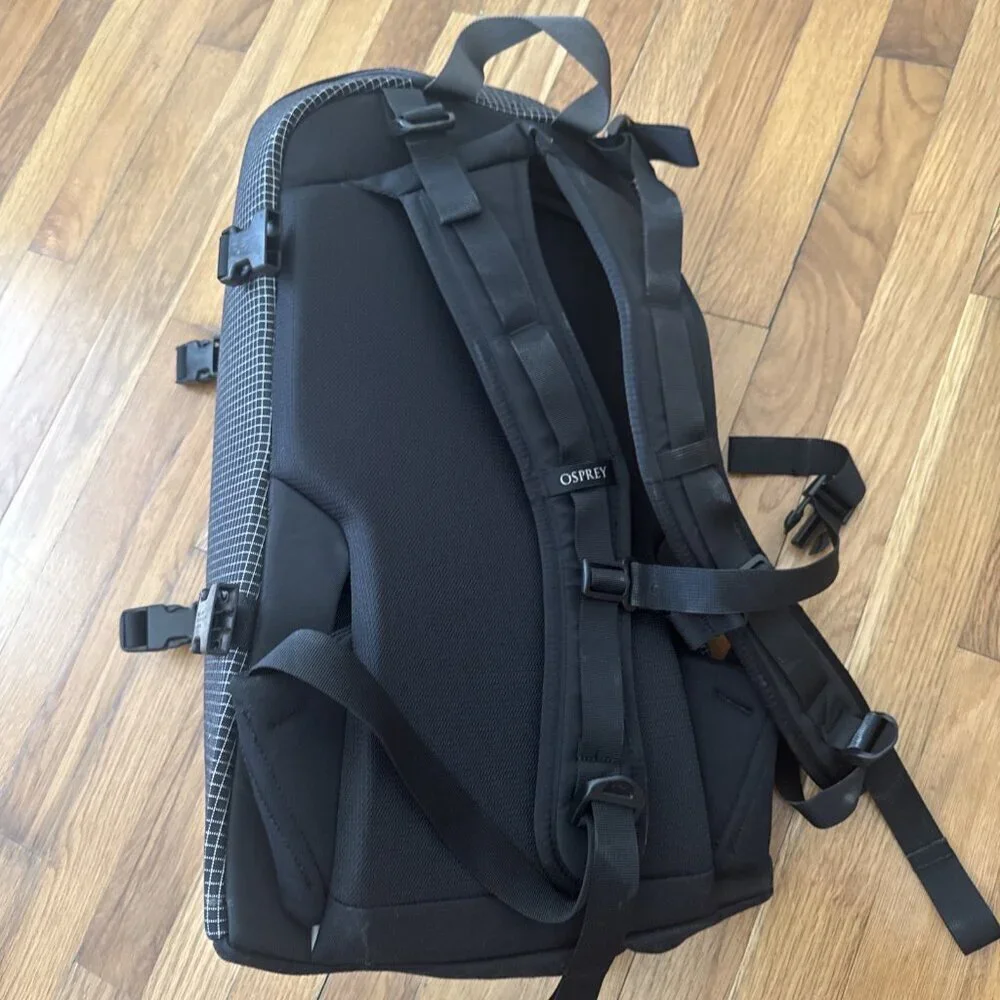 Osprey Heritage Scarab 30L Black and White Grid One Size Backpack Everyday